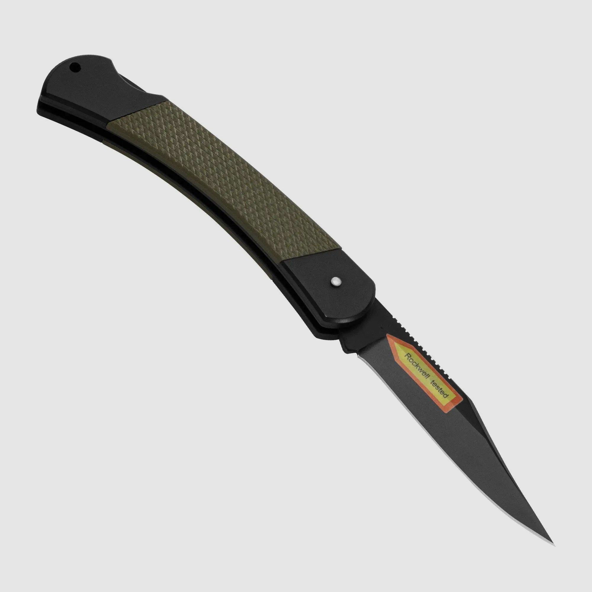 PUMA SGB whitetail ranger, G10 Olivgrün, schwarz eloxiert