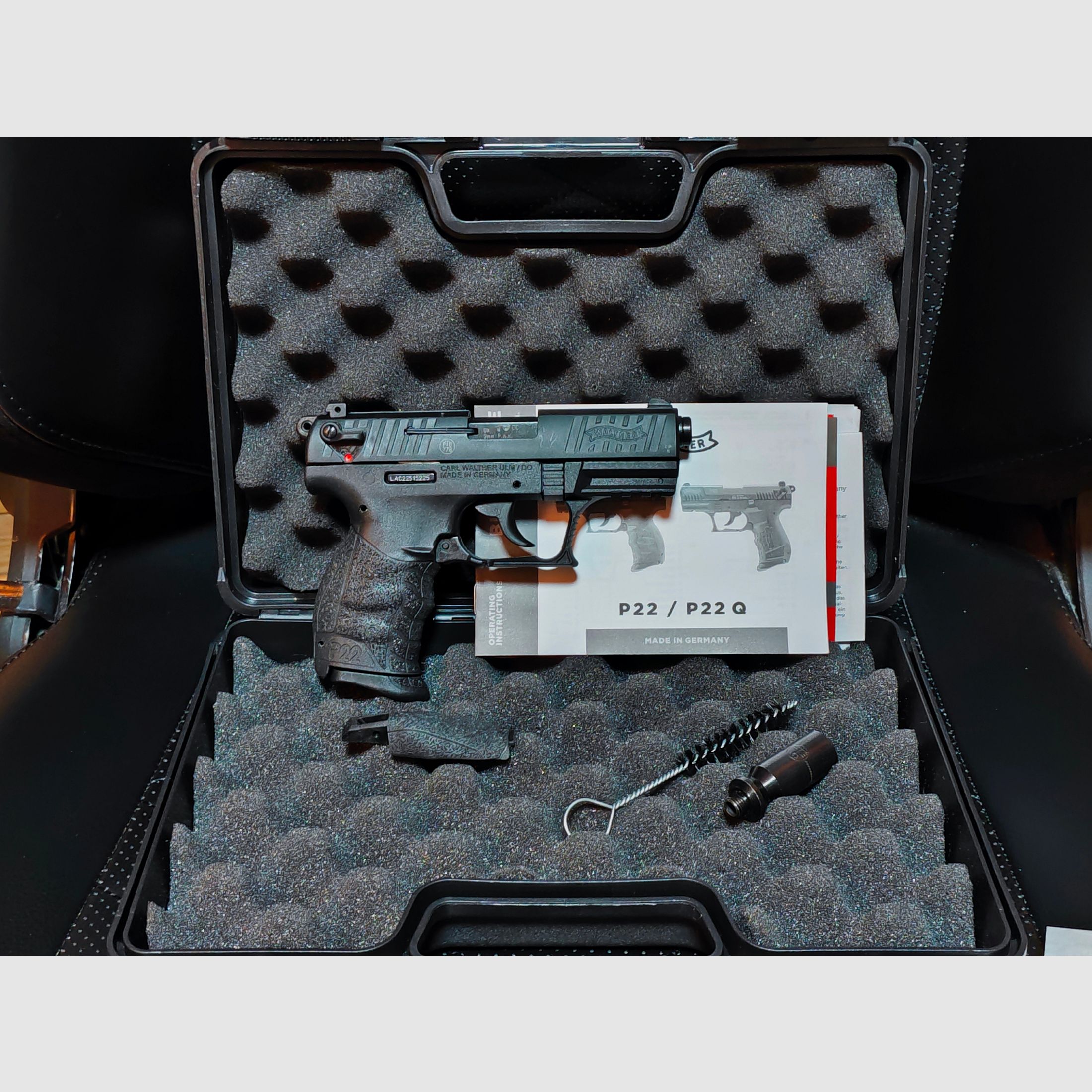 Umarex Walther P22Q + Schreckschussmunition