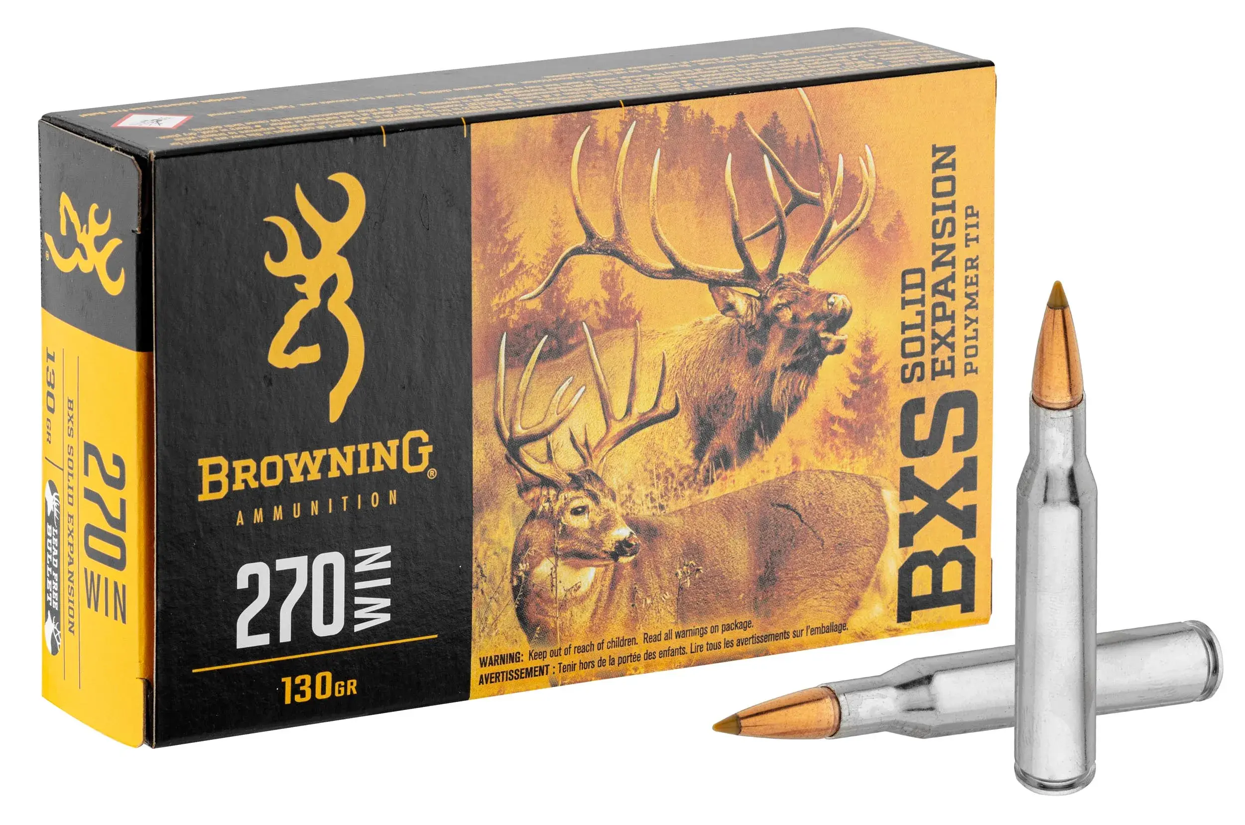 Browning BXS Jachtpatronen Kaliber 270 Win, afbeelding 2 van 6
