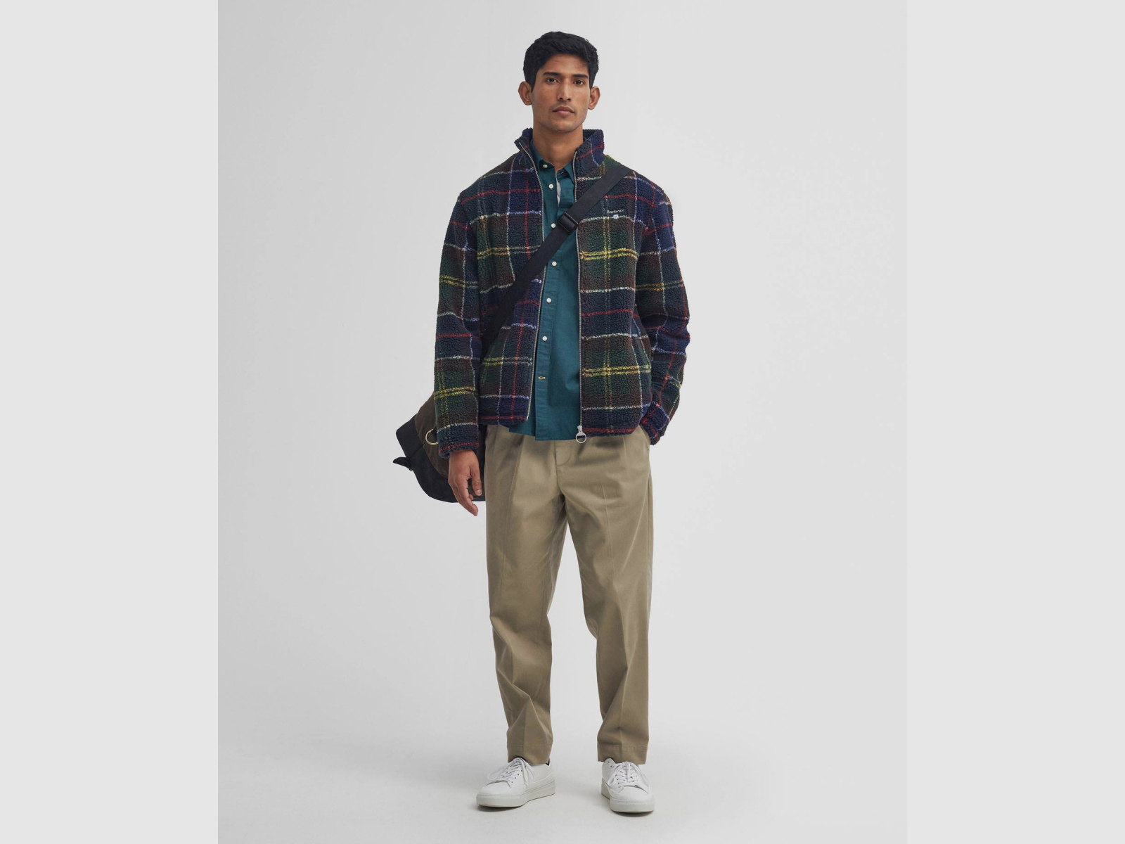BARBOUR Veste en polaire Tartan Sherpa Classic Tartan