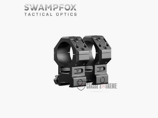Colliers de Montage SWAMPFOX Extra Haut 34mm pour Viseur Reflex 45 Degrés
