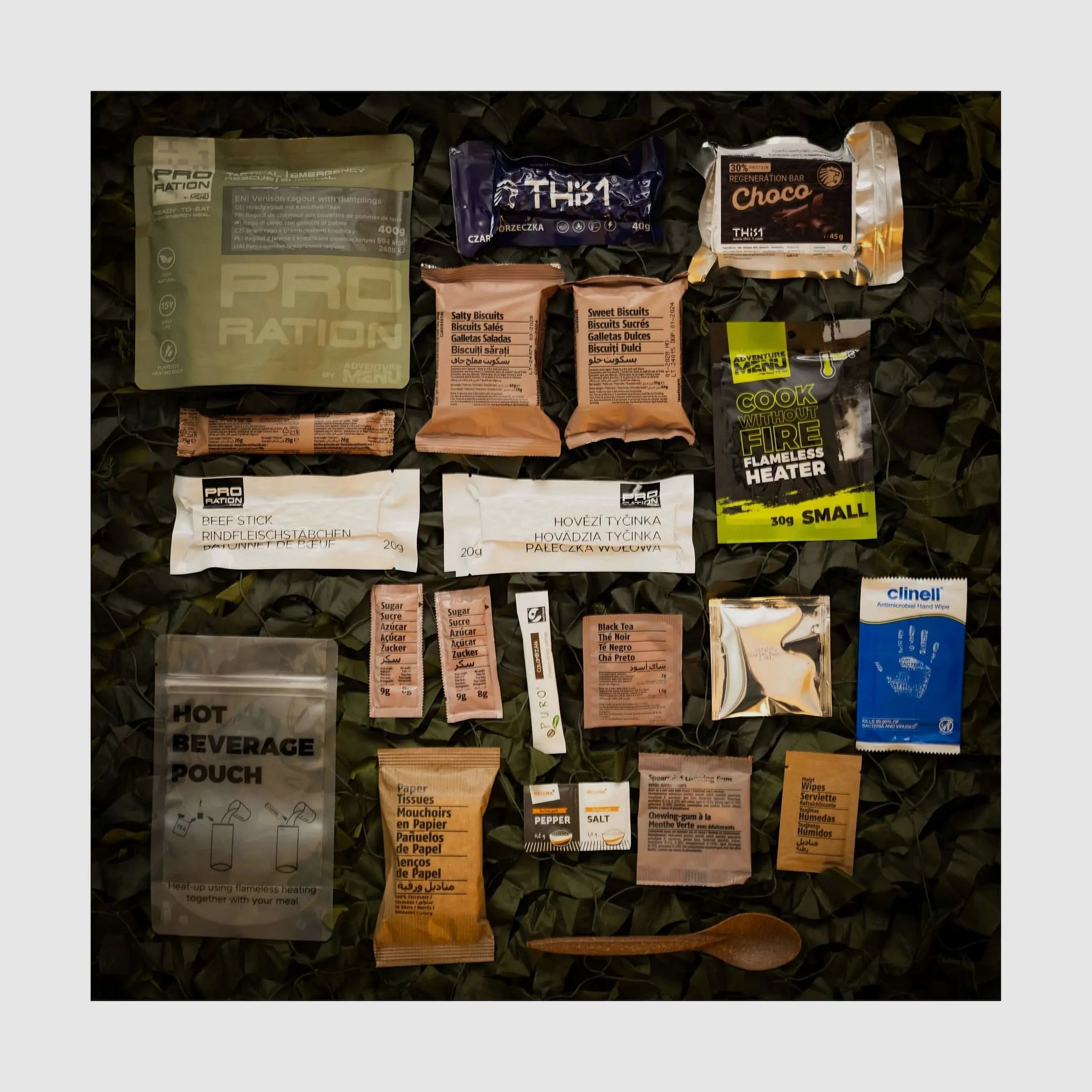 Halbtagesration Ultimate Tactical Ration Half Day Menü 4