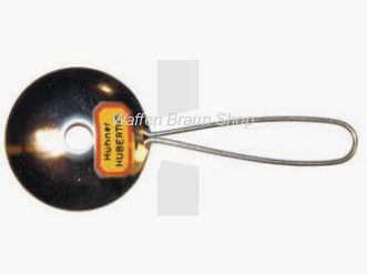 Ganchos para pollos de metal, niquelados, con asa para colgar