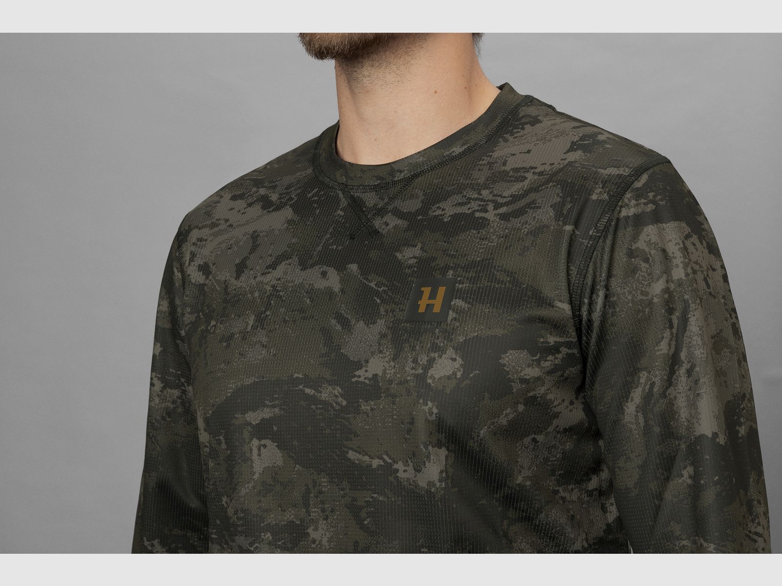 Härkila Noctyx Camo L/S T-Shirt - AXIS MSP®Black, afbeelding 3 van 5