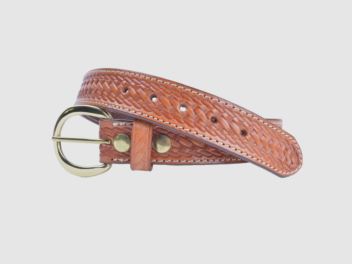 Belt Casual 30" Tan Basket, afbeelding 3 van 3