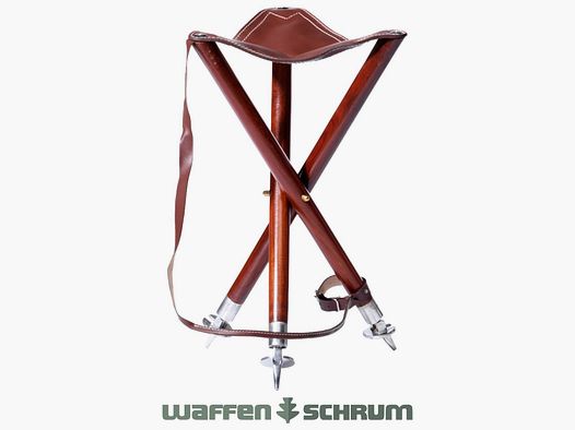 Dreibein-Ansitzstuhl mit Tell. Sitzhöhe 55cm