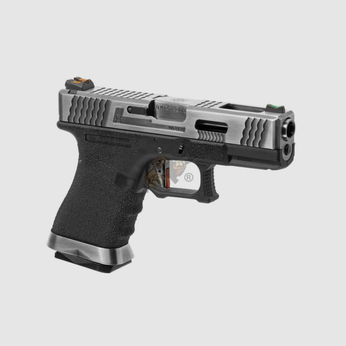 WE Custom 19 Metalen Versie Dual Tone Zwart GBB -F-