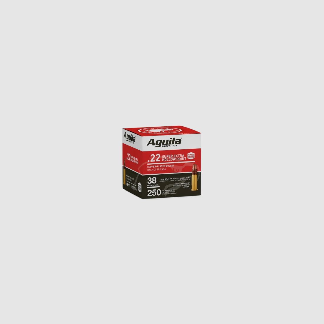 Aguila Super Extra High Velocity .22 LR 38GR LRN HP 250 Patronen