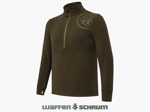 Beretta Fleecetroyer HP Logo Green Moss