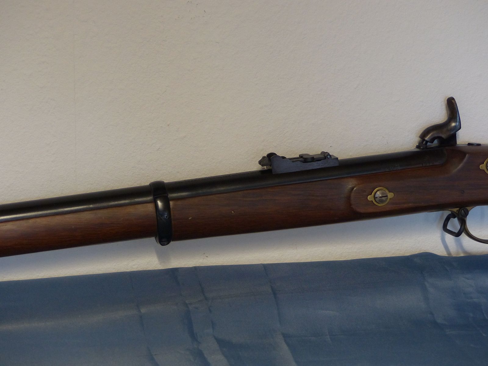 Vorderlader Perkussion Enfield Gewehr 1853 3 Band Büchse Armi San Paolo Brescia Italien Cal. .58 vintage