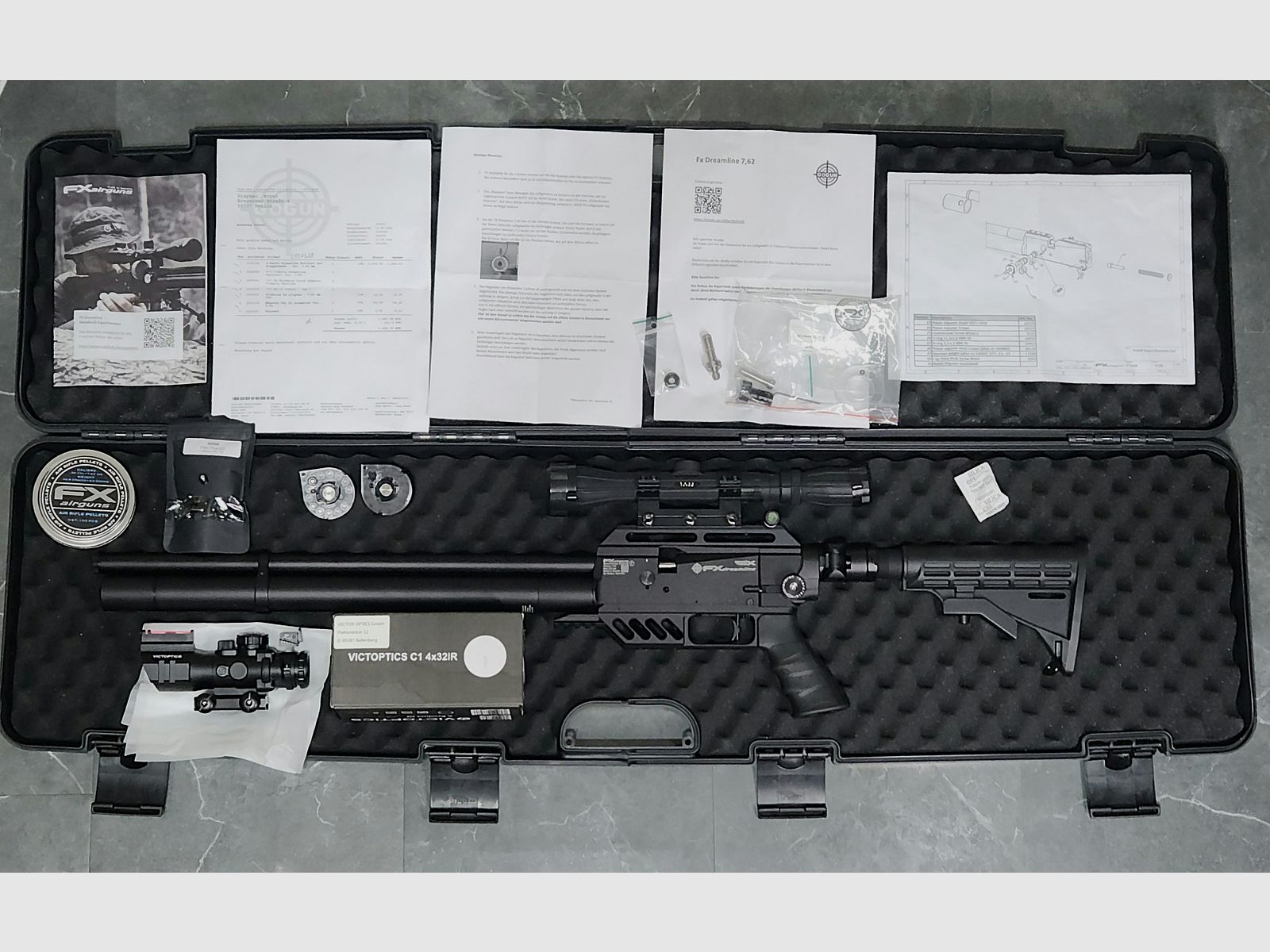 Fx dreamline Cal. 7,62mm Tactical mit Klappschaft 