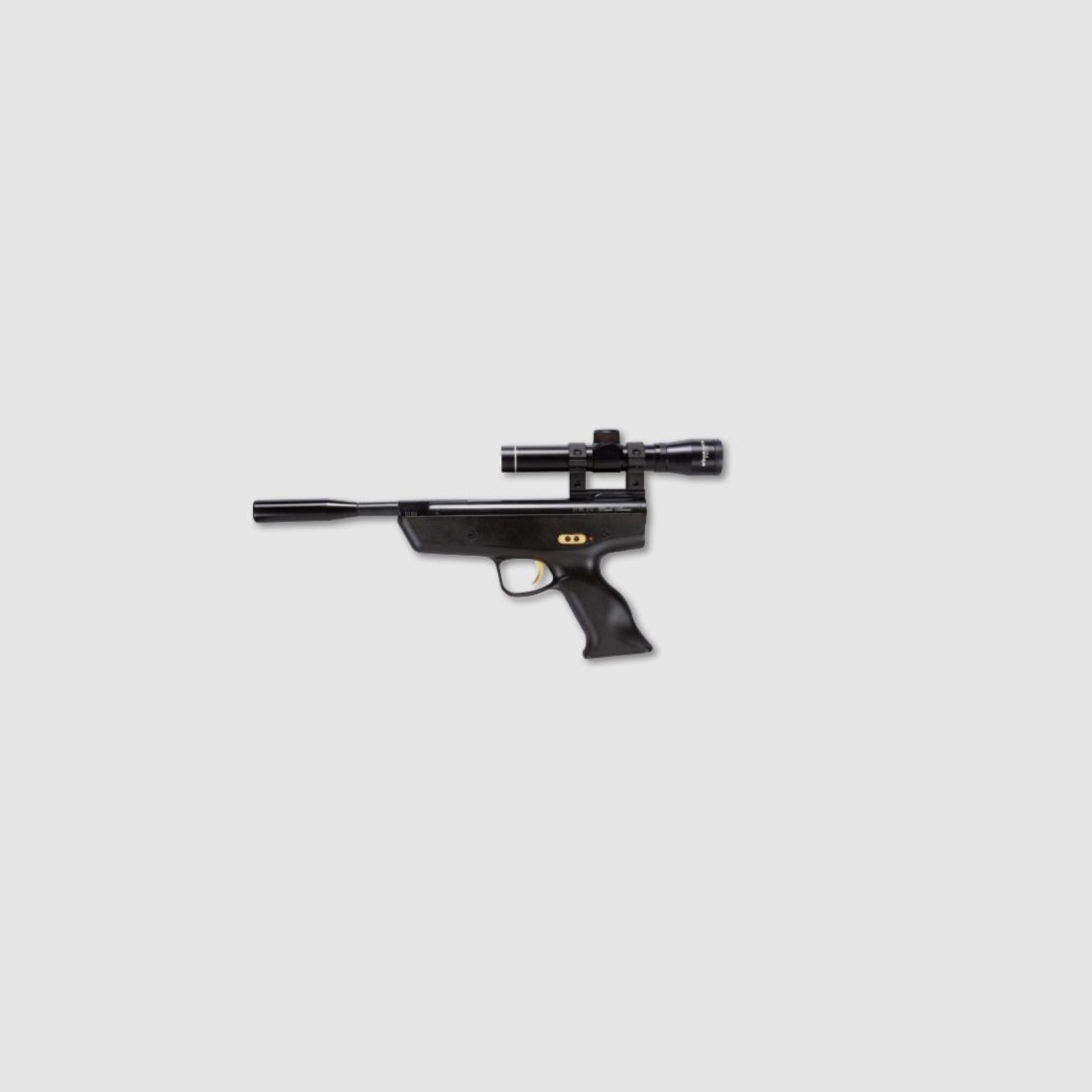 Weihrauch Sport Luftpistole HW 70 Black Arrow mit Zielfernrohr P2 x 20 G