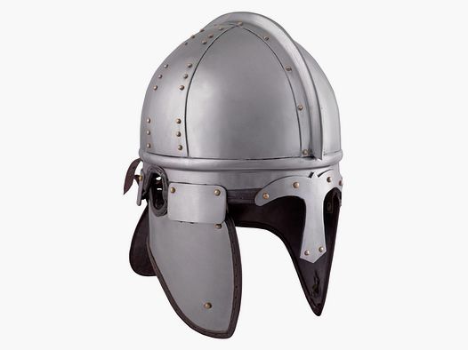 Infanterie Spangenhelm mit Wangen- und Nackenklappen