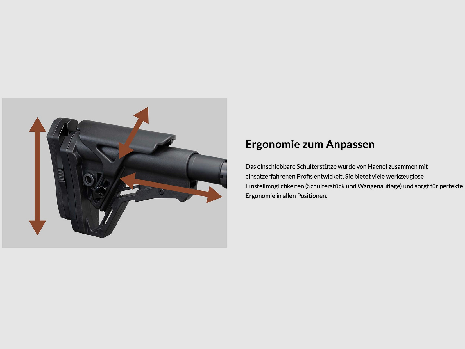 Haenel Repetierbüchse LR/ONE .308 Win. 60 cm LL M15x1 Gewinde