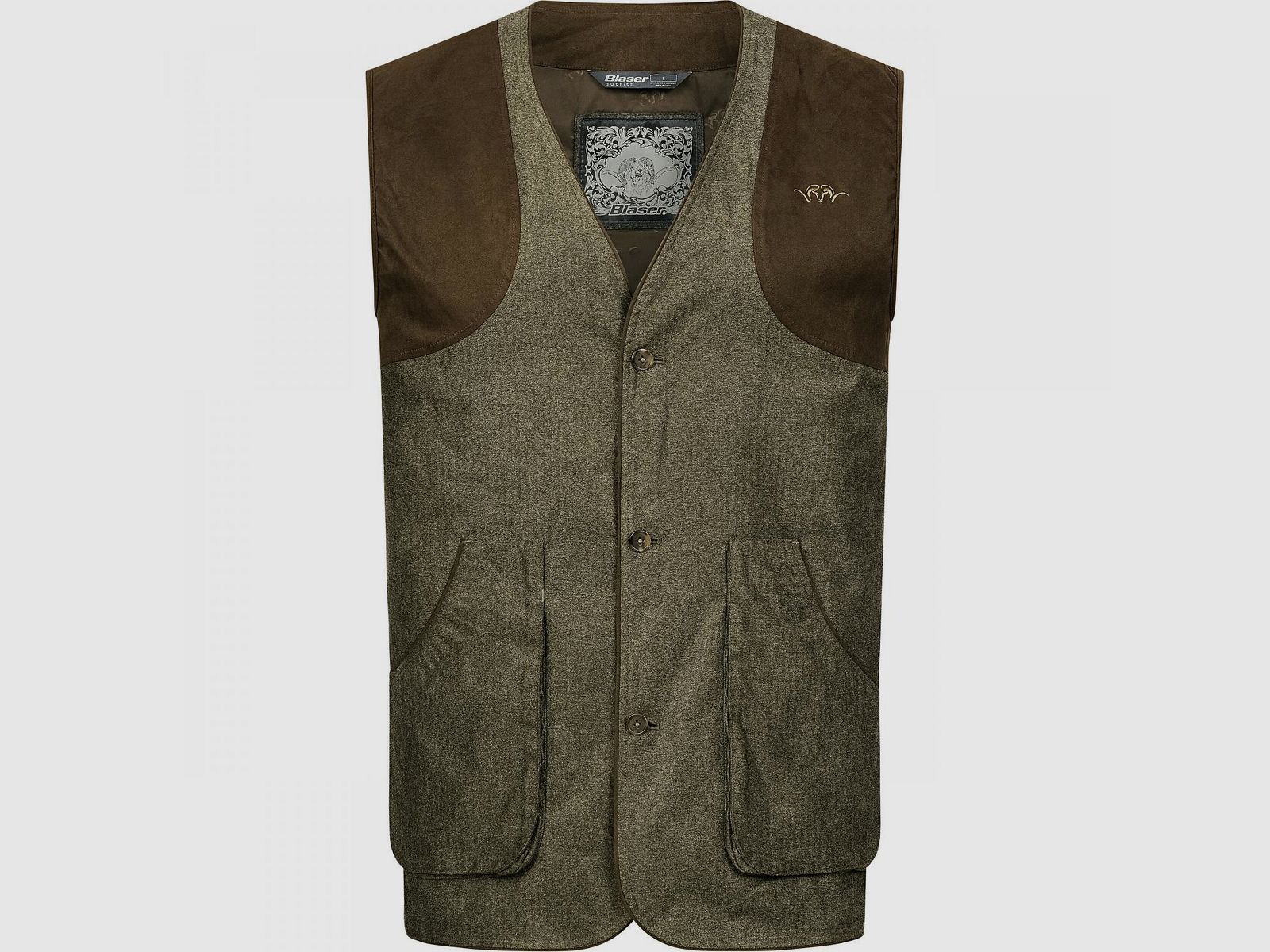 Vintage Wing Vest Men (Olive Mélange/Black)