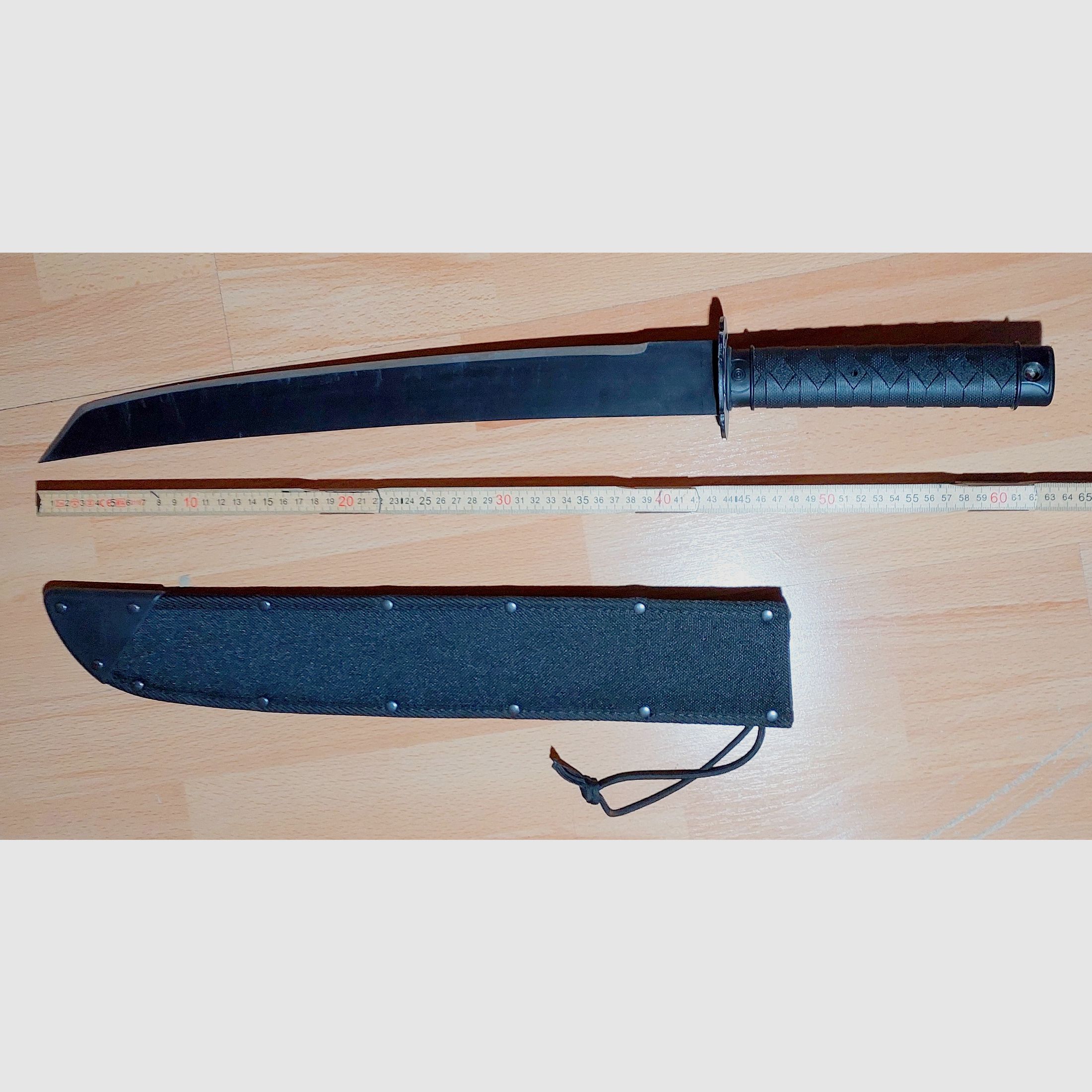 Cold Steel Tactical Wakizashi (piccolo katana) Machete con fodero - Modello 97TKLZ