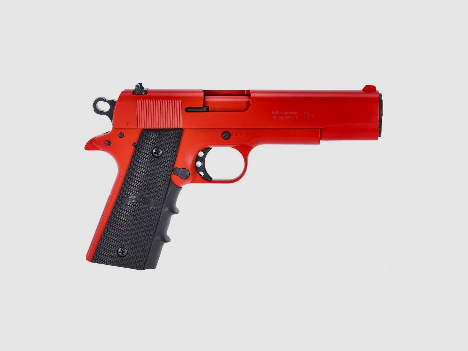 ME-Sportwaffen ME 1911 Sport colour concept red pistola a salve 9 mm PAK, immagine 2 di 3