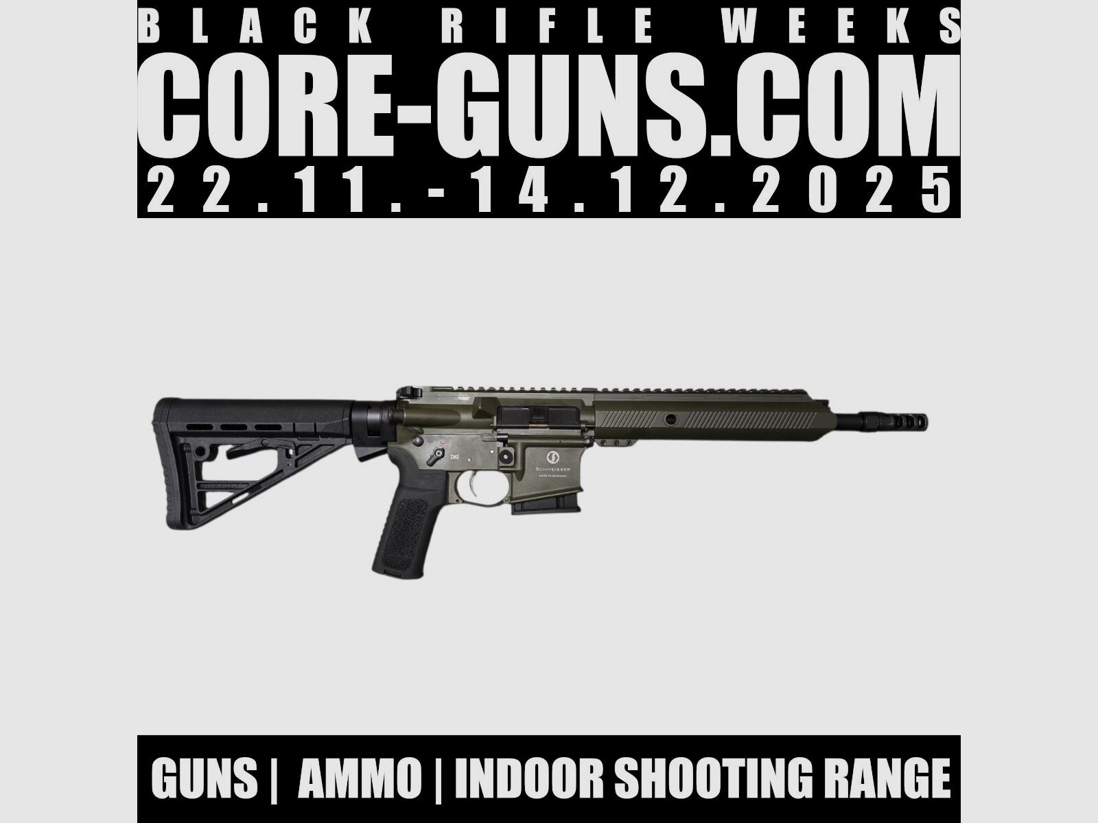 SCHMEISSER AR15 S4FSport OD Green 10,5" semi-automatisch geweer 223Rem Blackweeks Deals
