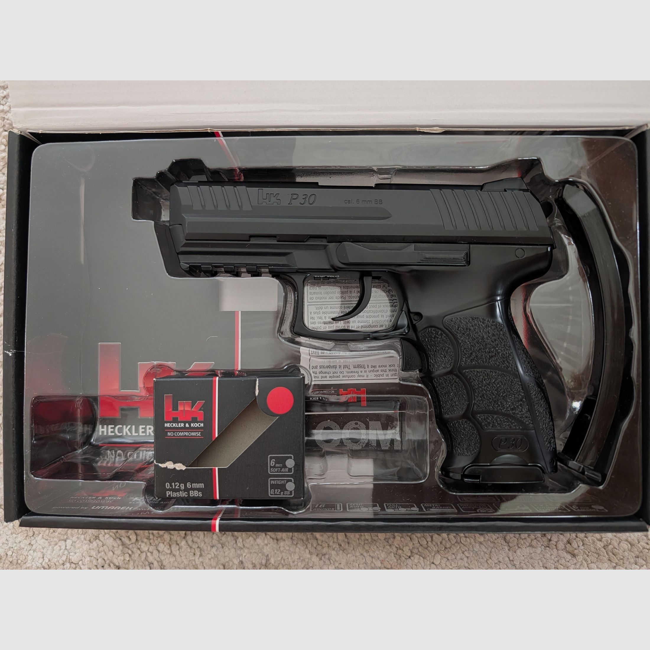 Softair HK MP7 AEP plus diverses