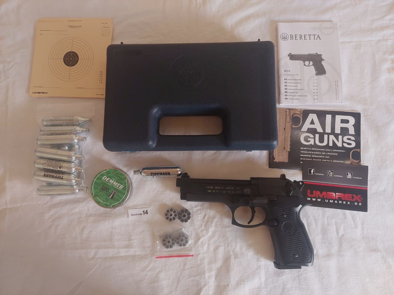 Beretta M92 FS schwarz CO2 4,5mm