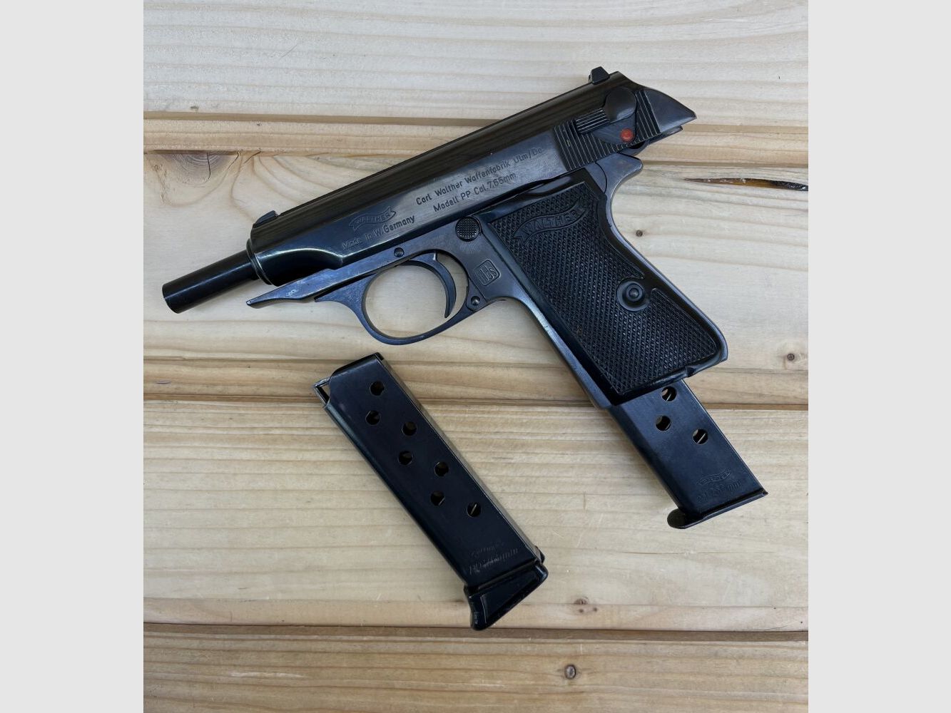 Carl Walther Modell PP Kal.: 7,65 Browning --> sehr guter Zustand 7,65mmBrowning