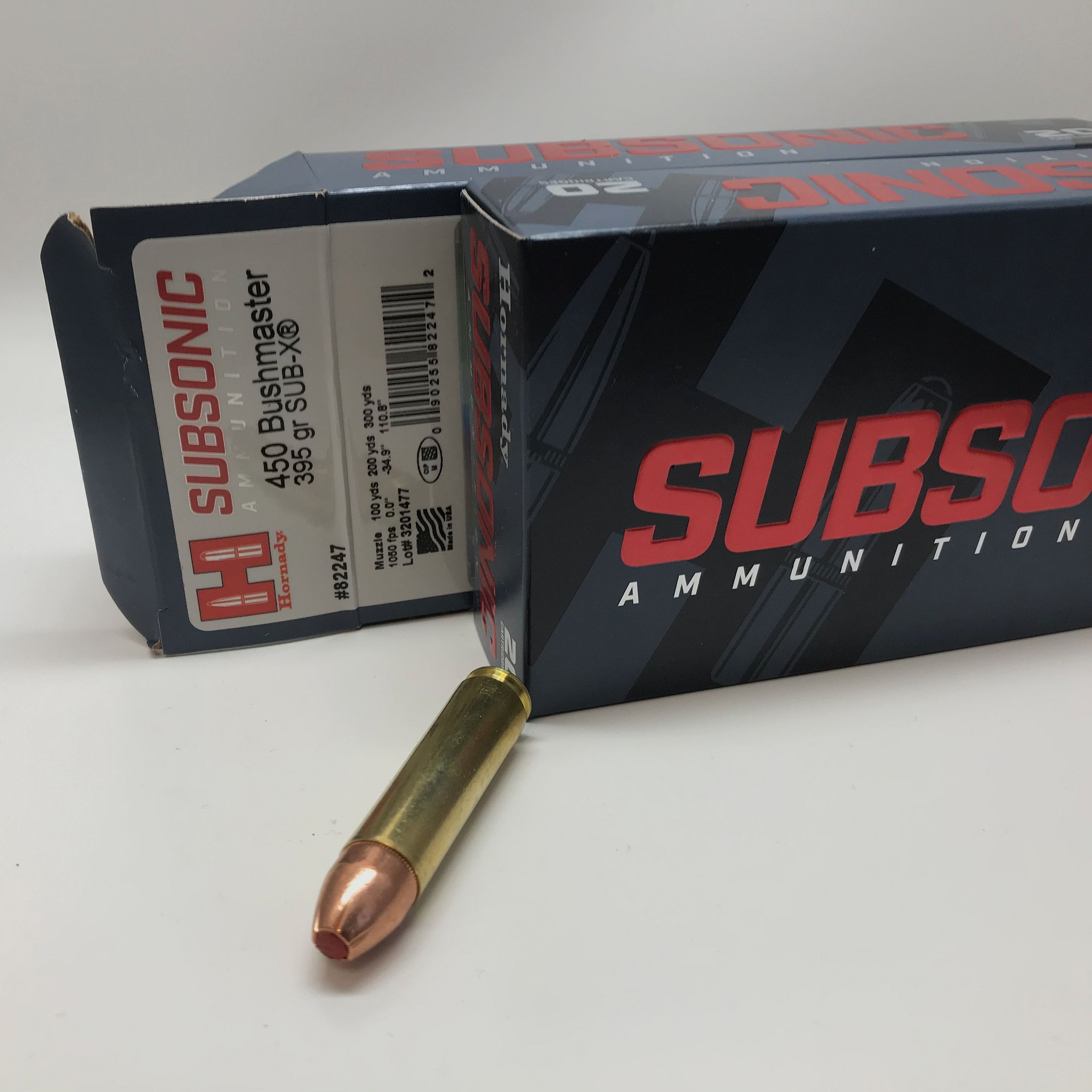 Hornady 450 bushmaster SUB-X