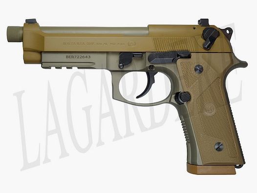 BERETTA M9 A3 TAN LAUF FILETIERT (PISTOLE)