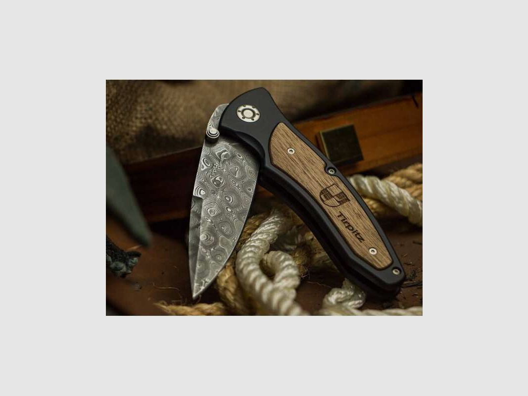 Böker Tirpitz Damast 300 Lagen Taschenmesser