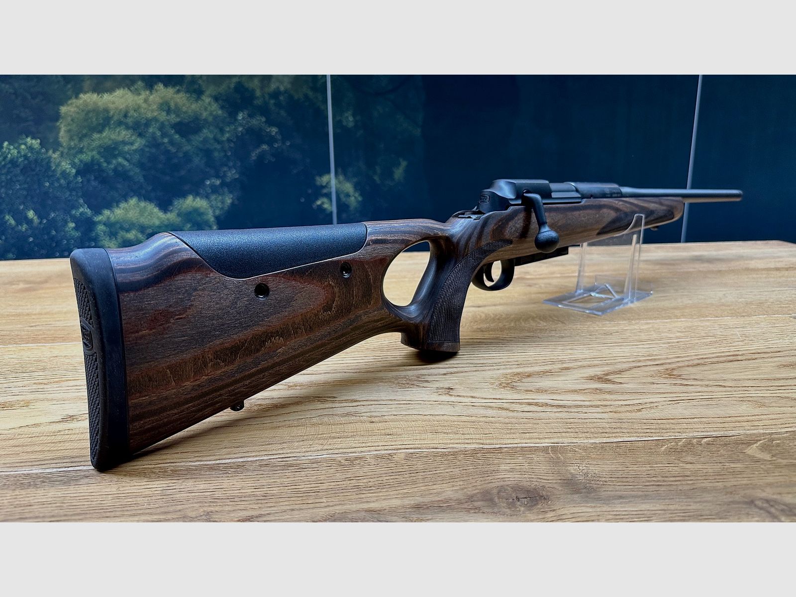 Mauser 25 Max / Schichtholz-Lochschaft / verstellbarer Schaftrücken / .308 Win / LL 51 cm / M15x1