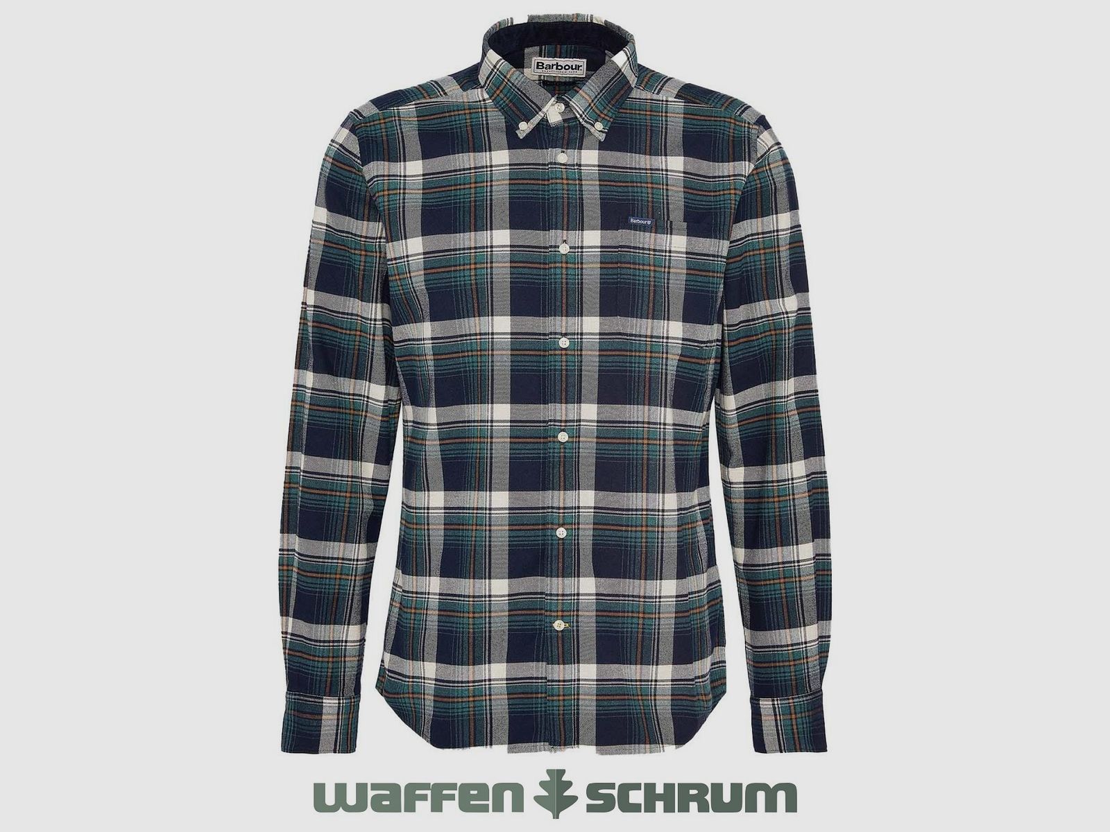 Barbour Hemd Shieldton Dark navy