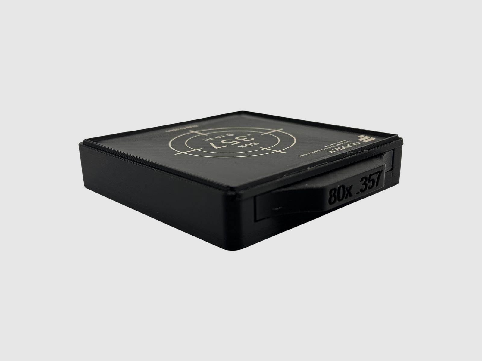 Diabolo-Box für 80x .357 / 9 mm – Praktisch, stapelbar, wiederverwendbar. Matchbox