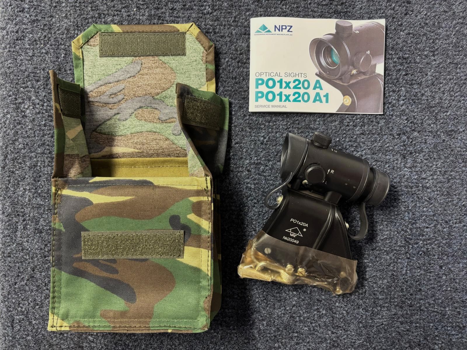 NPZ PO1x20A 1P76 Rakurs AK Visier Optik - NOWY - Izhmas Saiga WBP SDM Cugir Arsenal AK47 AKM AK74