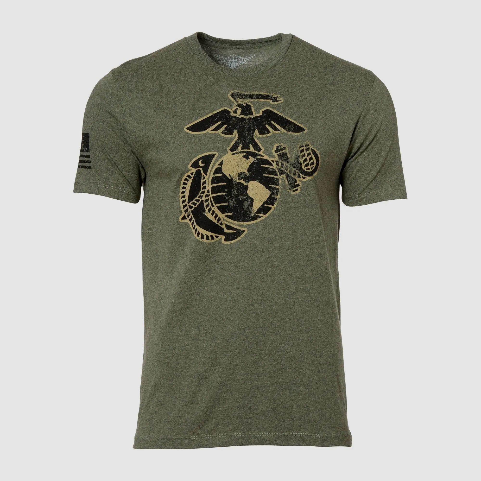 7.62 Design 7.62 Design T-Shirt USMC EGA Distressed heather mil green