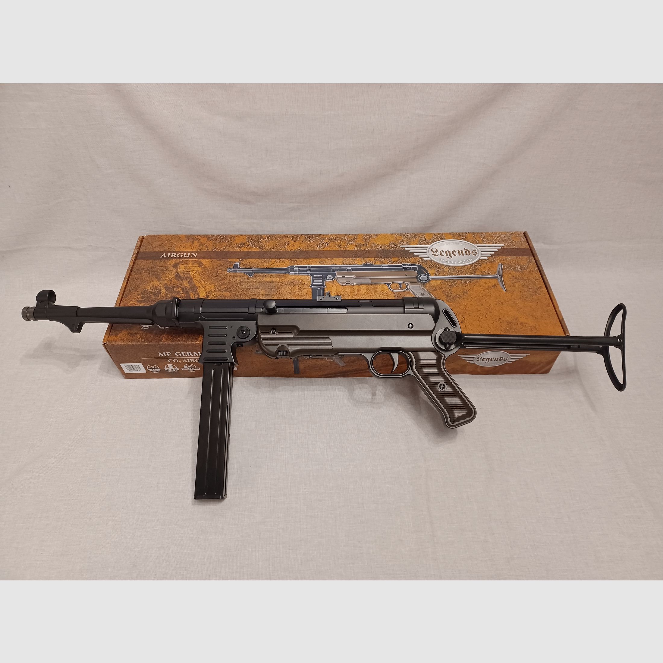 Legends MP 40 / 4,5 mm BB / Blowback / CO2 / Maschinenpistole / OVP (139)
