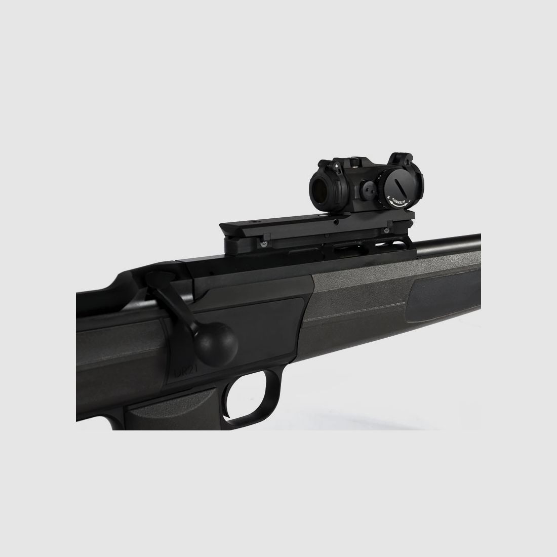 DRÜCKJAGD-SET Aimpoint MICRO H2 + DENTLER-Basis Schwarz/Grau