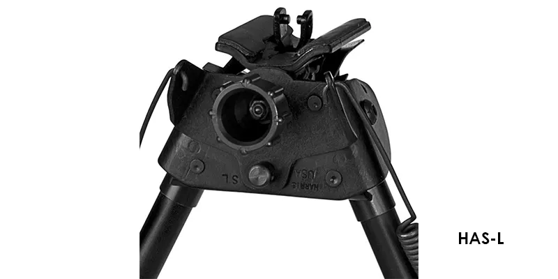 Harris Bipod Tweevoetsteun Swivel Gladde Poten 9"-13", afbeelding 2 van 2