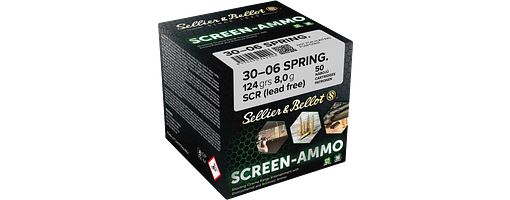 Sellier & Bellot .30-06 Spr. Screen-Ammo SCR Zink 8,0g/124grs.