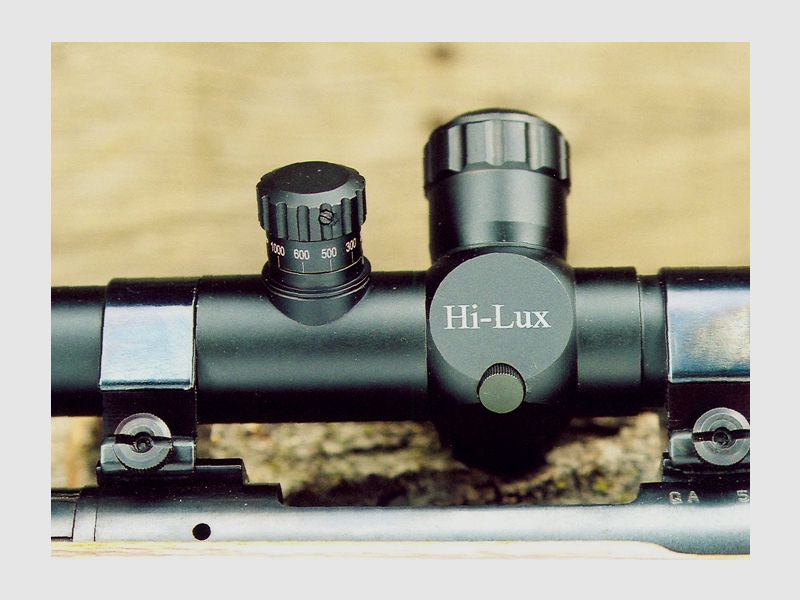 Ottica Leatherwood, Hi-Lux, Top Angle Professional 4-16X50, reticolo mil-dot, immagine 4 di 5