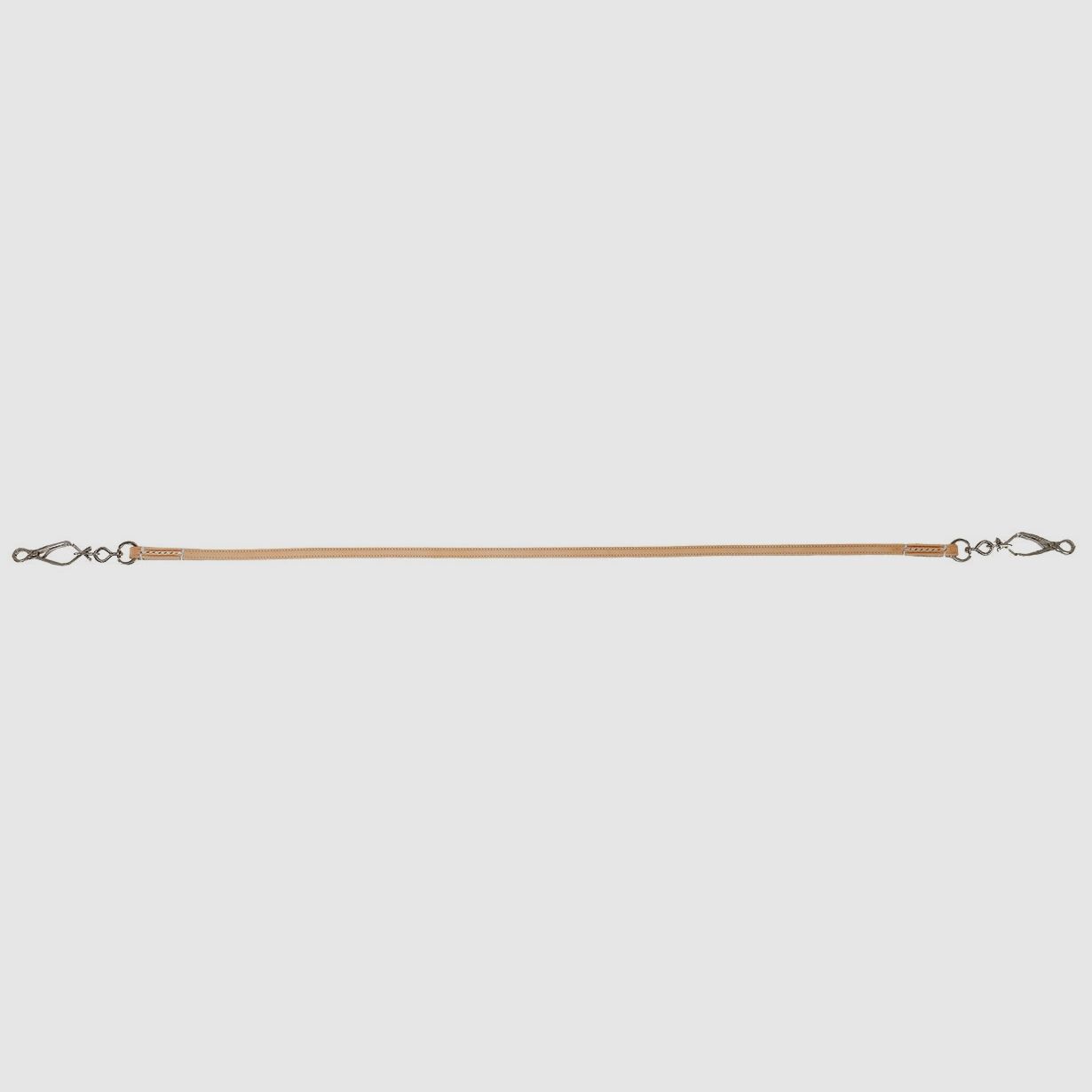 Umhängeleine Unterteil AKAH braun, 10mm breit, lang