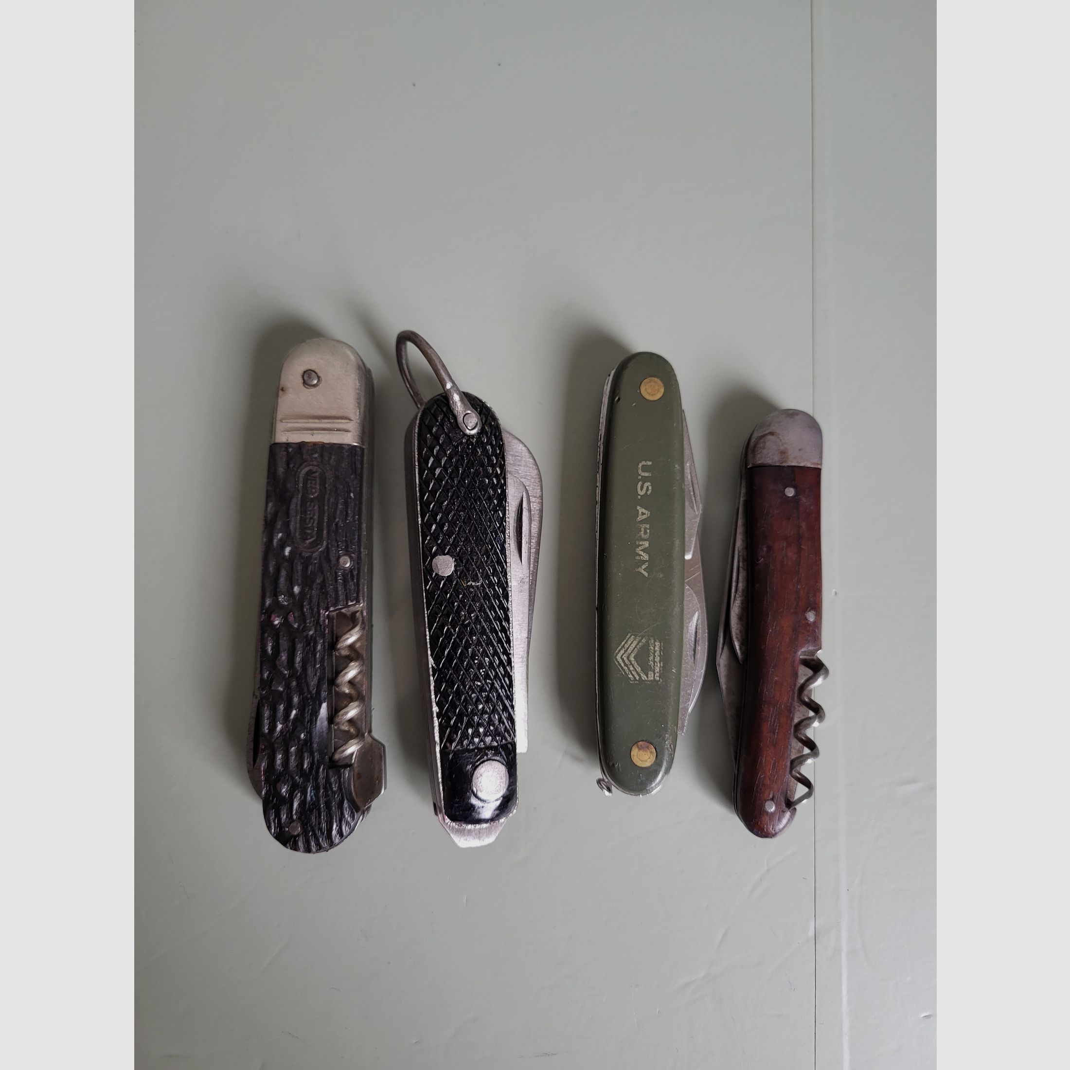 2 WK Militär - Soldaten Taschenmesser - Deutschland - England - USA - 1943er Jahre