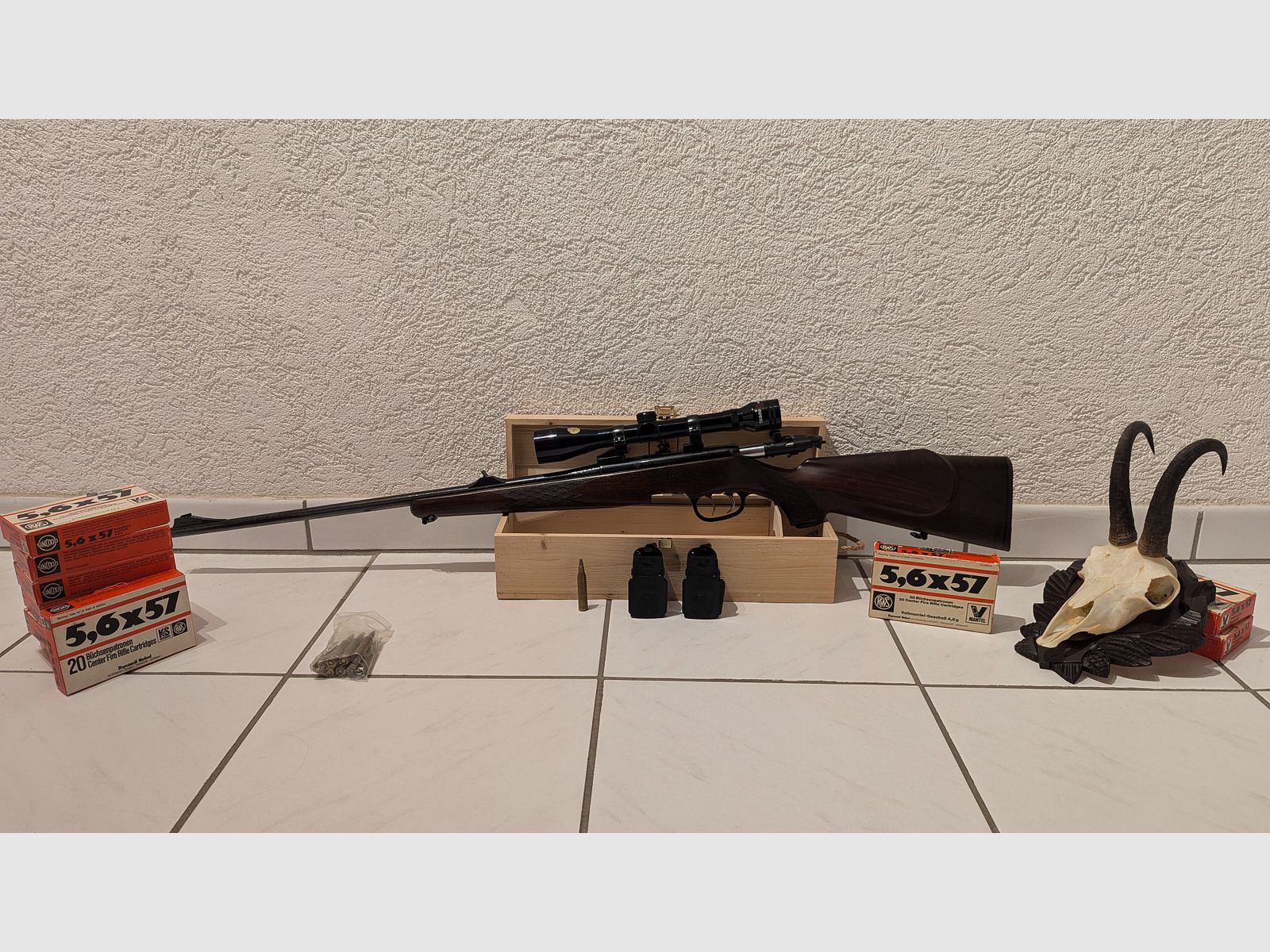 Steyr Mannlicher Model L, Kaliber 5,6x57 – Privatverkauf inkl. 200+ Schuss