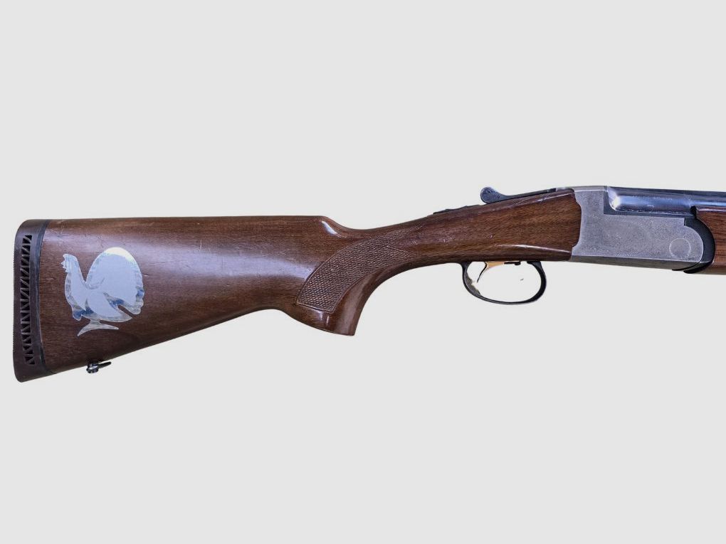 used FAUSTI over-and-under shotgun with single trigger and ejector, barrel length 71cm fixed choke 1/1-3/4, condition Good, image 3 of 7