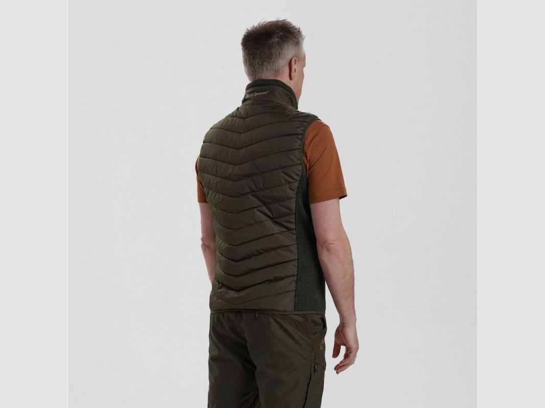 Deerhunter Herren Weste Moor Wattiert mit Strick