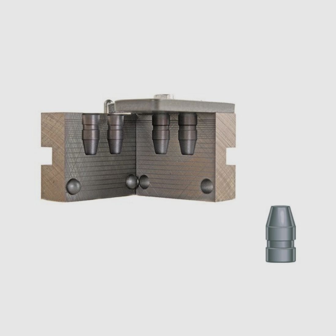 RCBS Doppelgiesskokille .401 / 10 mm 200 gr / 13,0 g 10mm-200-SWC Semi Wadcuttergeschosse .401