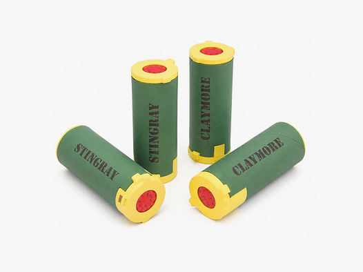 Stingray Airsoft Claymore Cartuchos HPA (paquete de 4)
