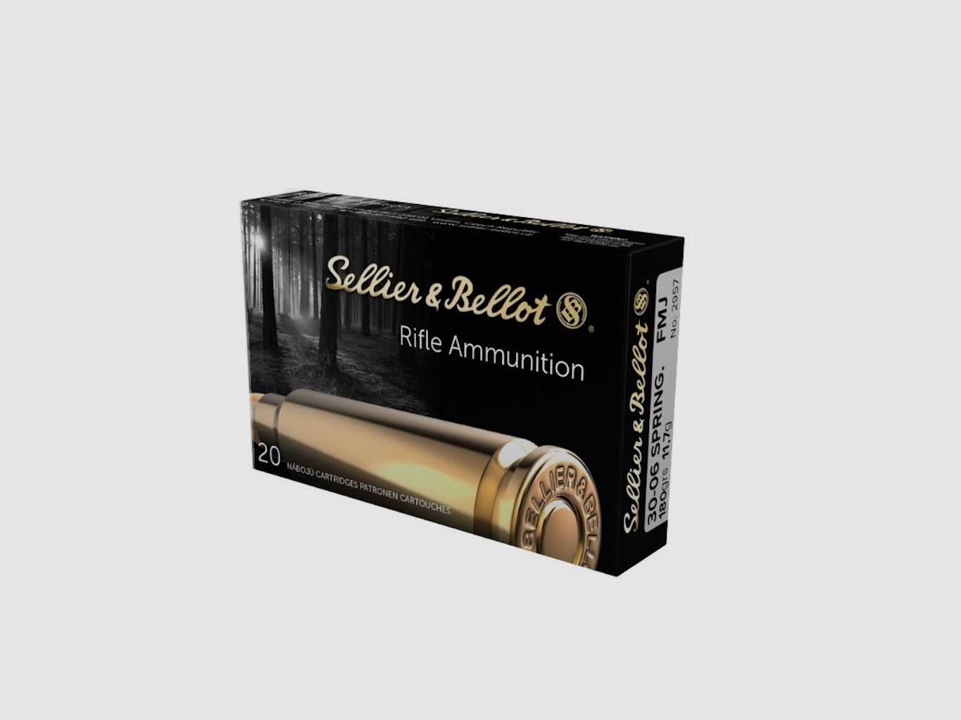 .30-06 Sellier & Bellot Vollmantel 11.7g. / 180gr., Bild 1 von 2
