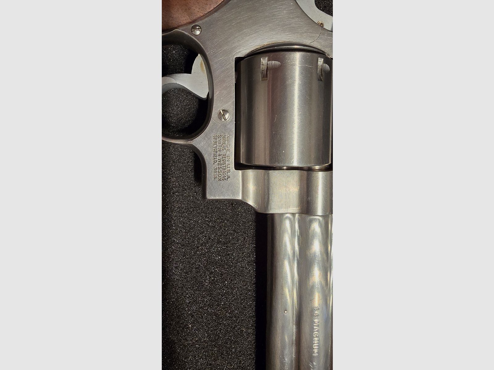 S&W Revolver .44Mag 8" Lauf - ungeflutete Trommel