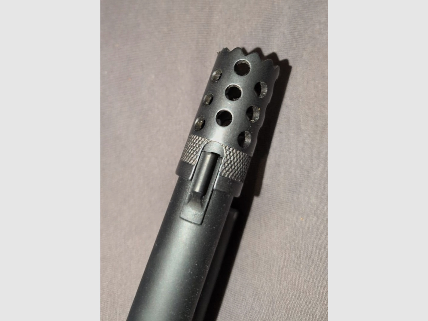 Mündungsbremse / Choke für Shotguns / Repetierflinten .12 GA / .20 GA / .68 MWM Steel Defender APS CAM870 aus Stahl | NEU