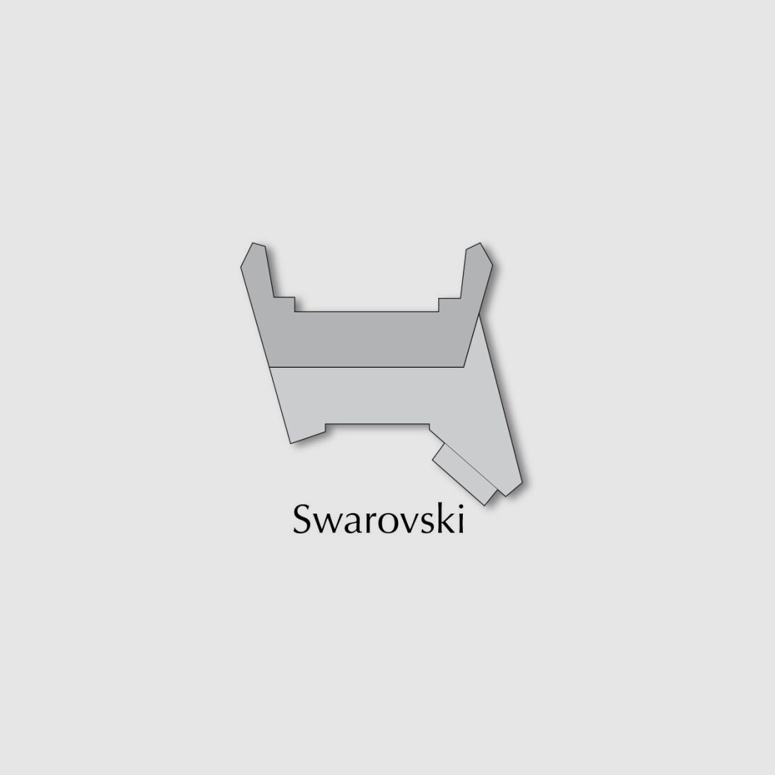 Montaże siodeł Blaser - wysoka wersja dla wewnętrznej szyny Swarovski