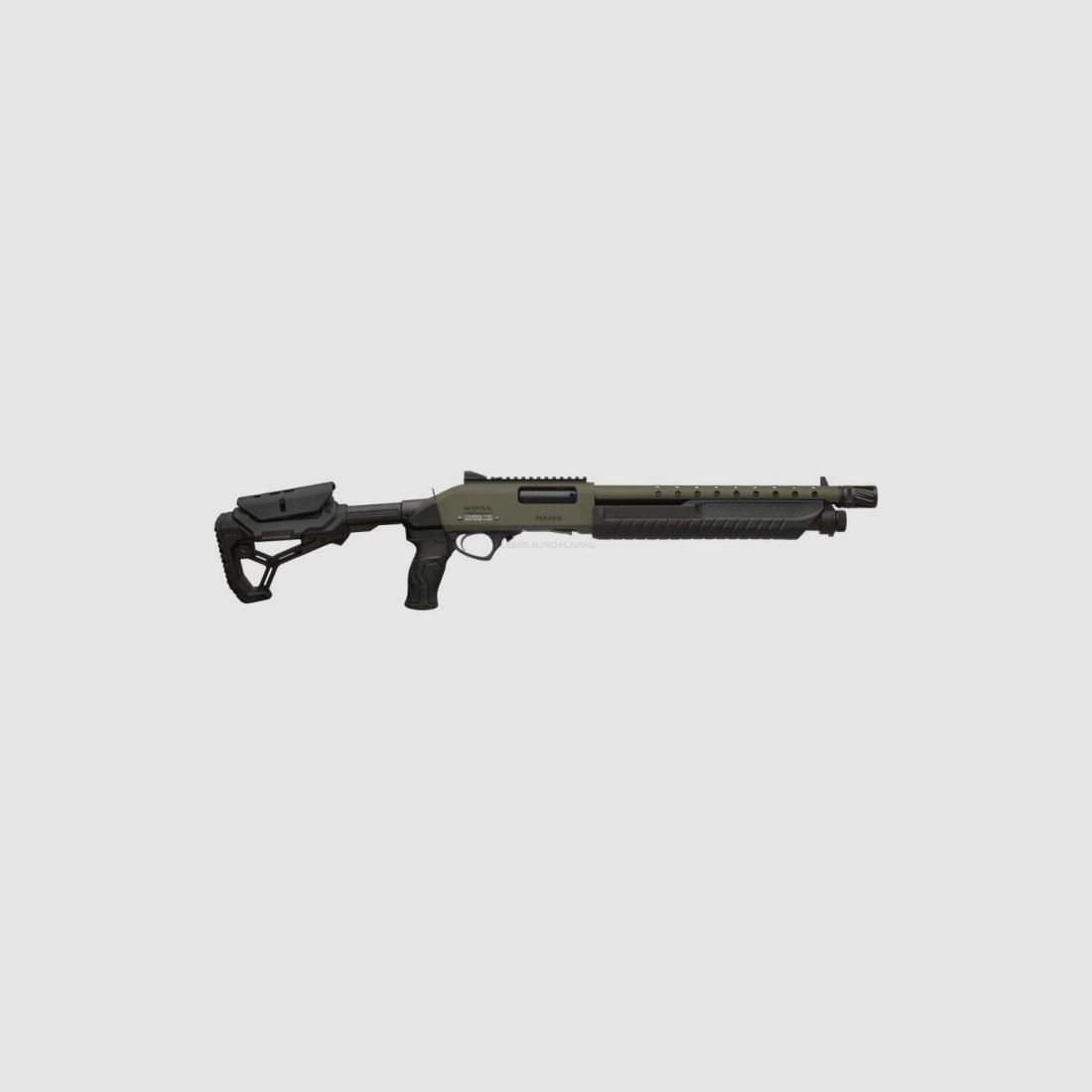 Fabarm Martial O.D.Green 14" Telescopic Pump-Action Shotgun, image 2 of 3
